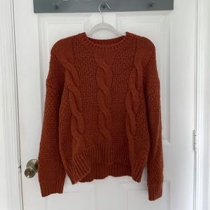 Primark Terracotta Crew Neck Sweater Size Small